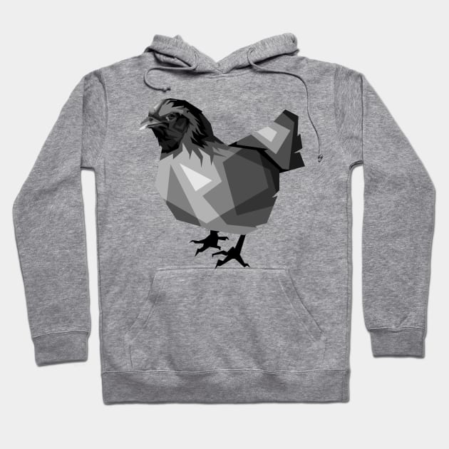 hen chicken grayscale wpap Hoodie by Rizkydwi